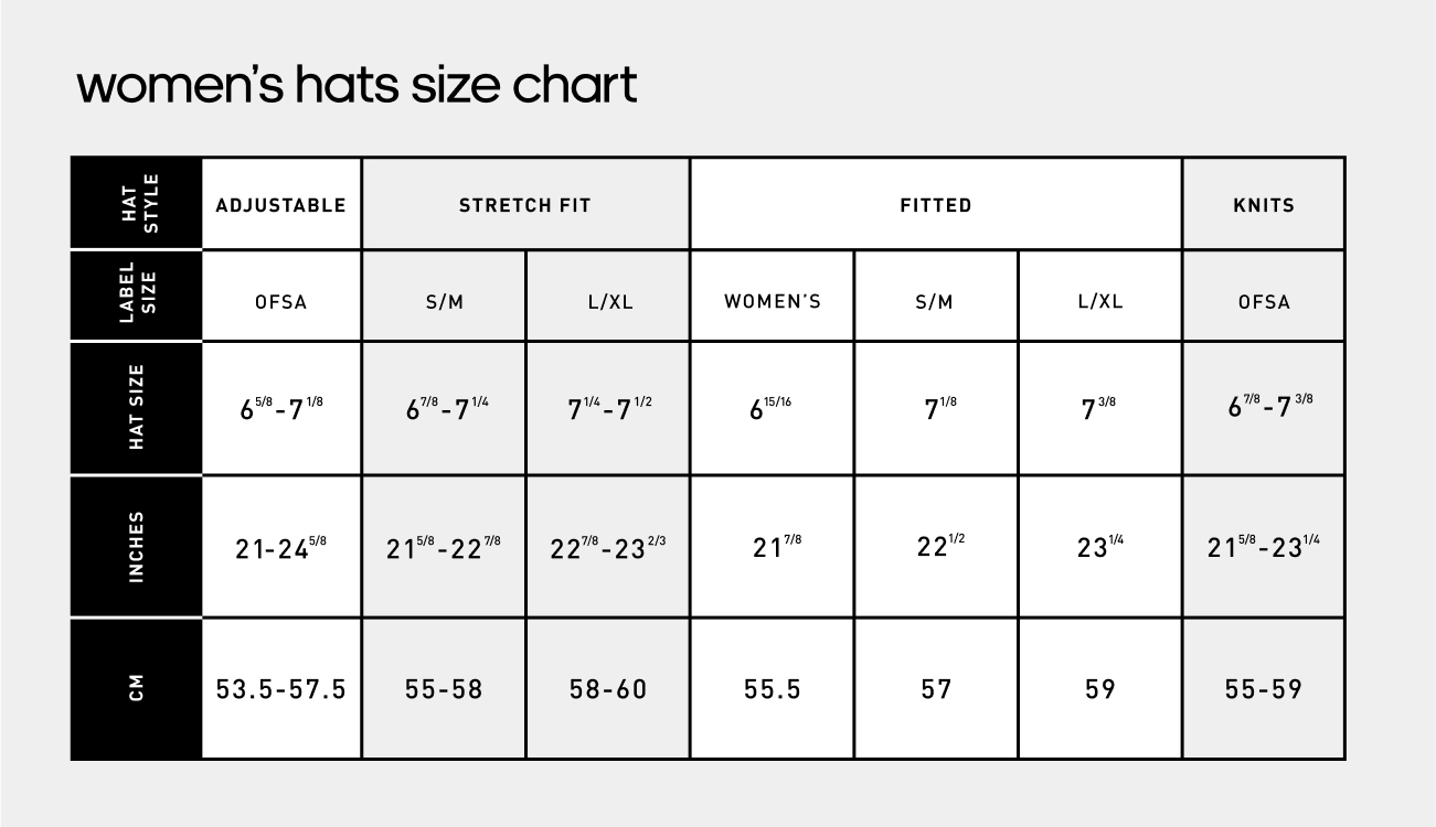 Adidas mens and womens size chart online