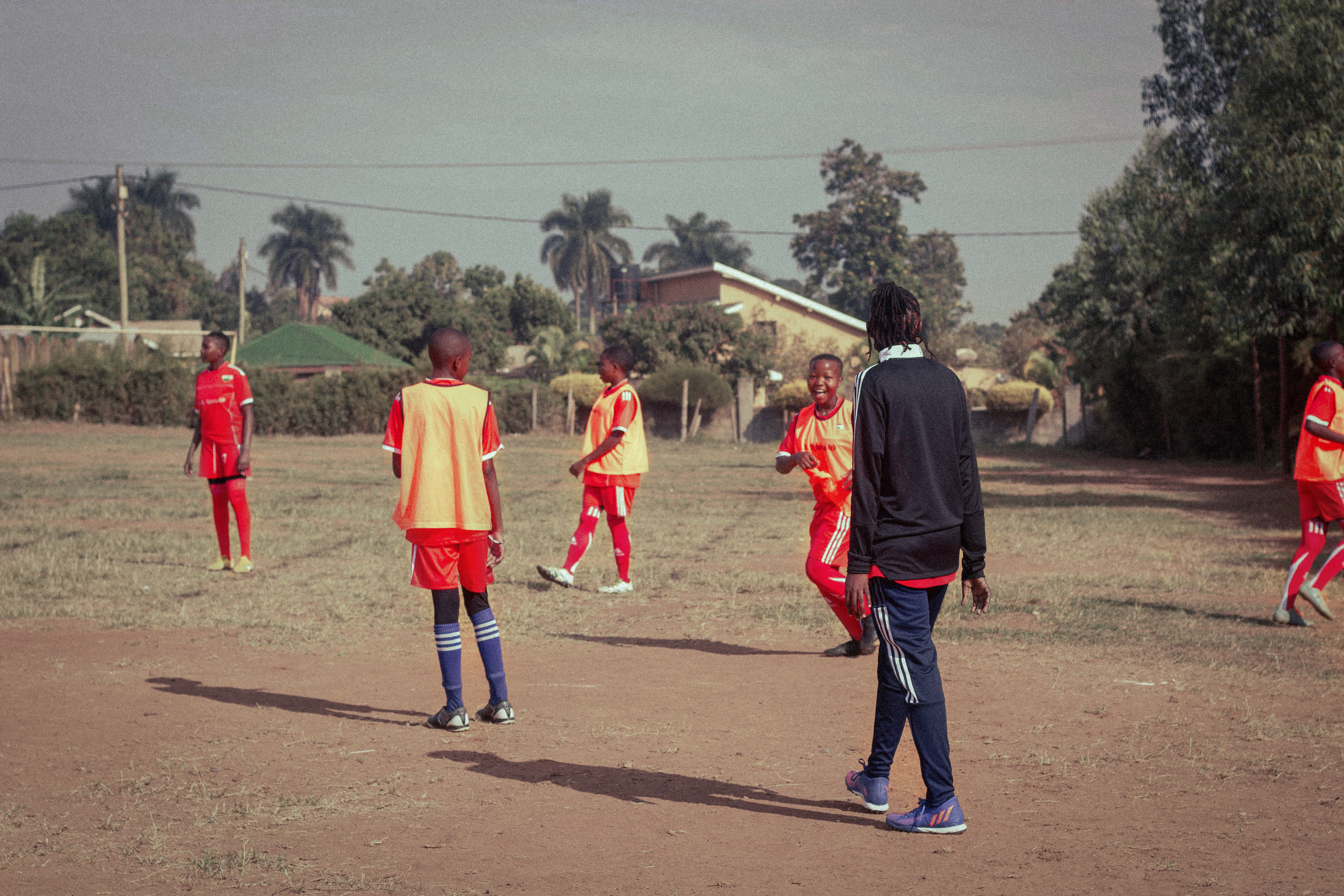 KS Sparta 09 members playing football