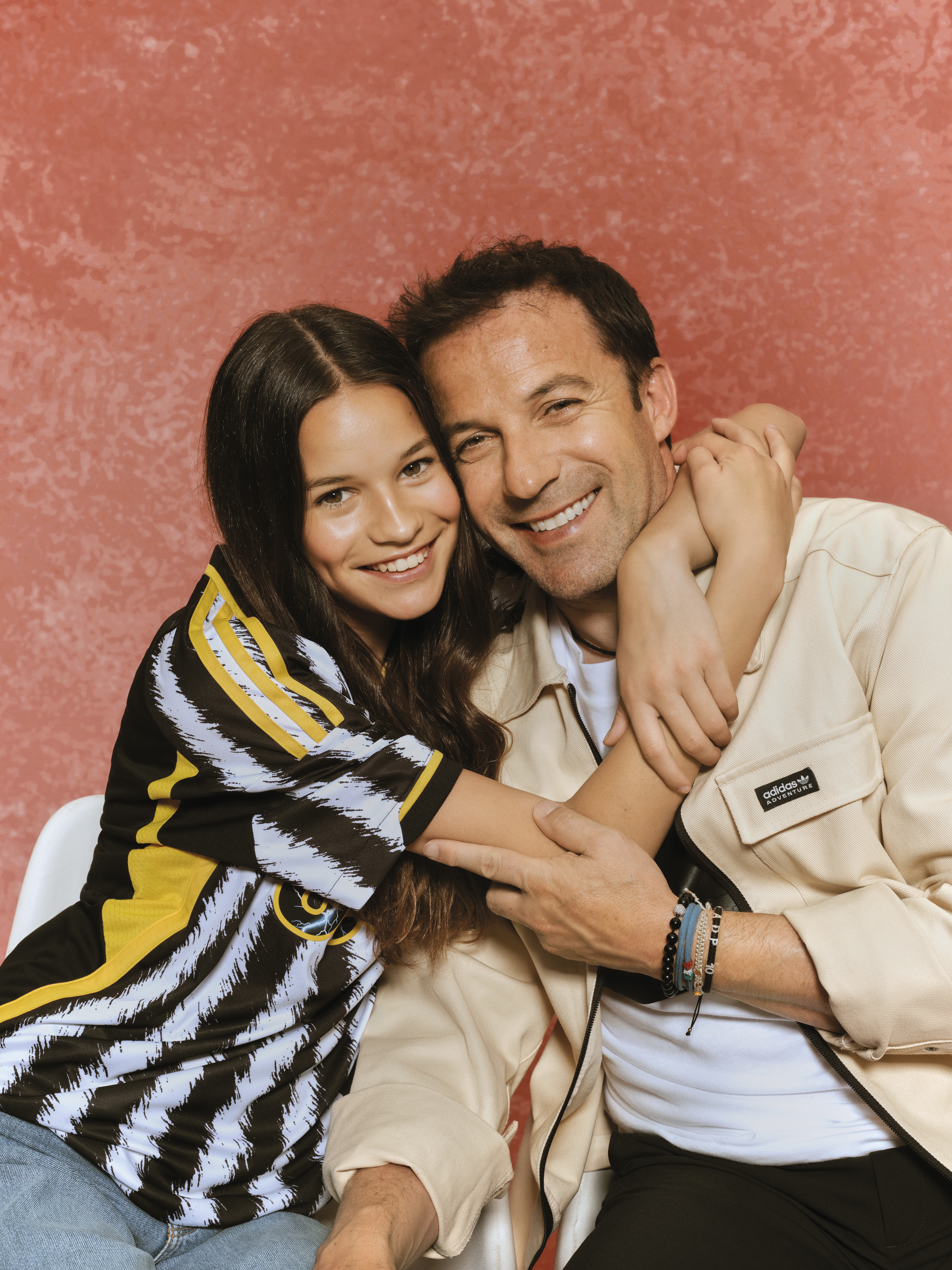 Alessandro Del Piero ze swoją córką