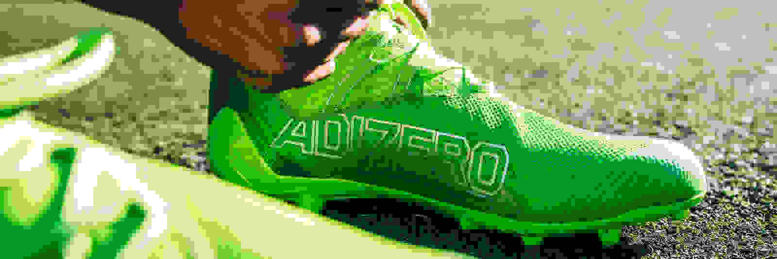 adizero football cleats green