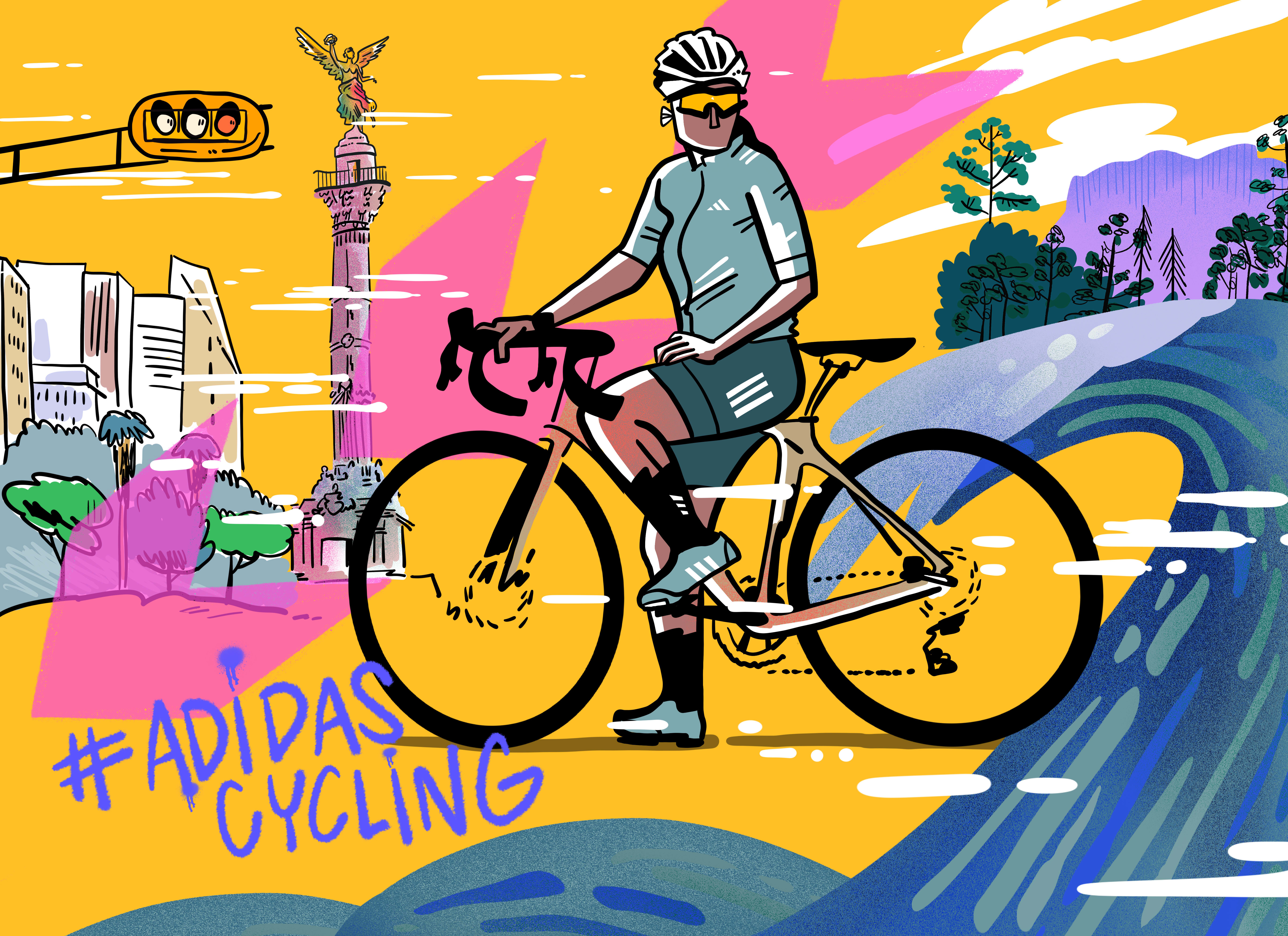 Adidas cycle top