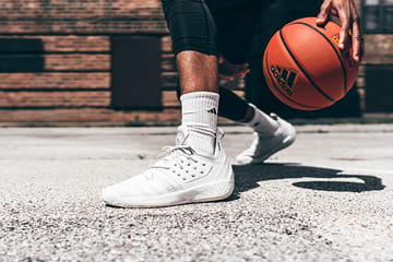 Adidas basketball clearance shoes all white