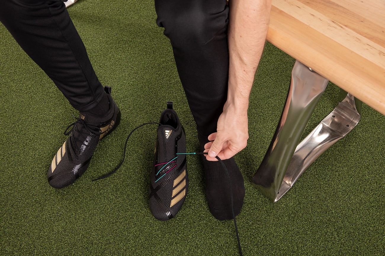 how to lace up adidas football boots