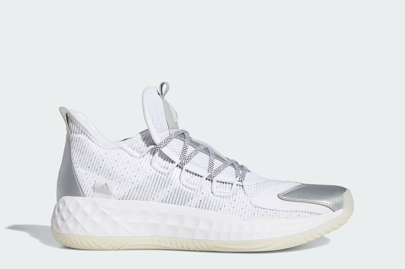 white adidas basketball shoes with strap