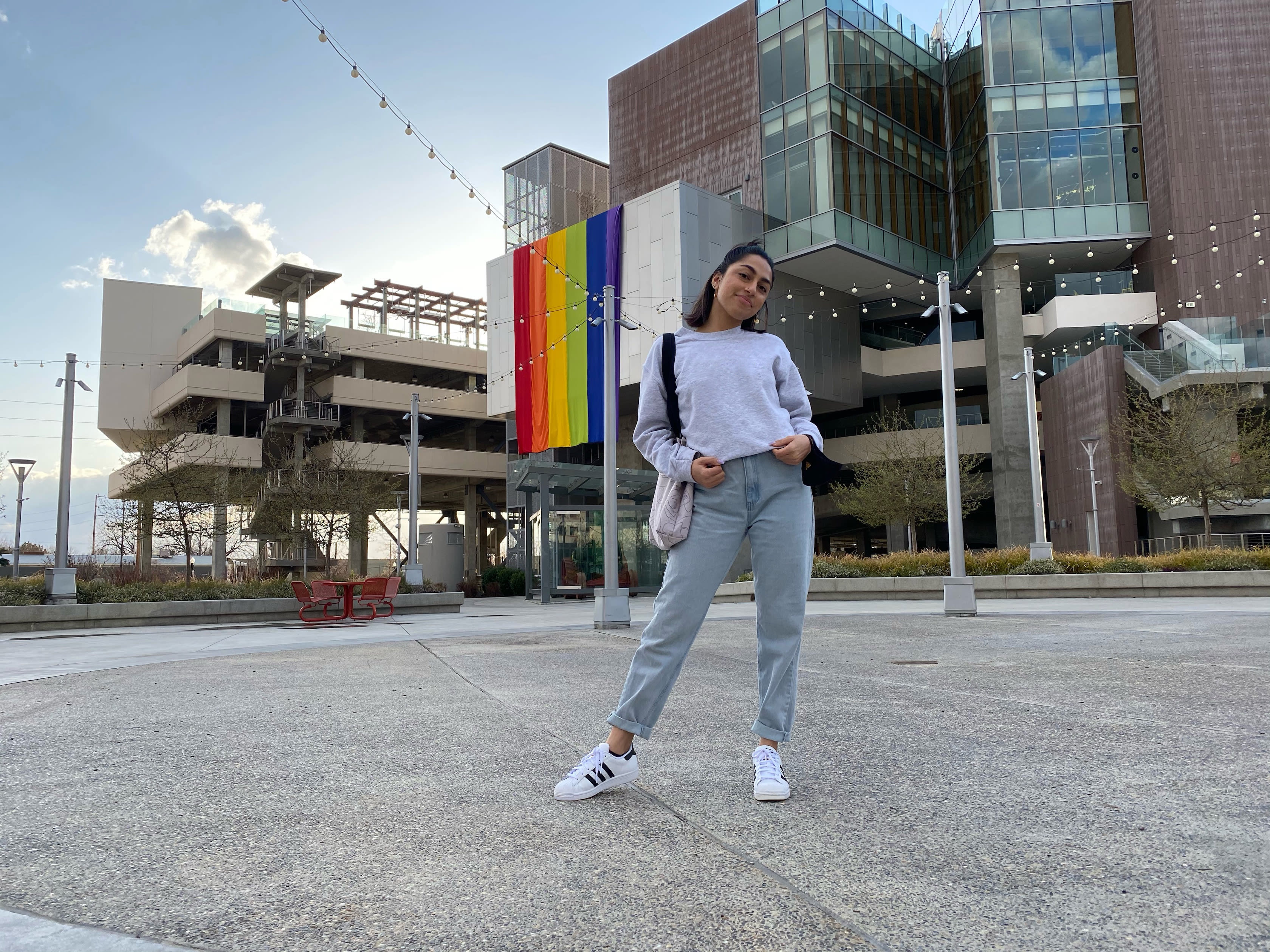 Pink adidas outlet superstar outfit