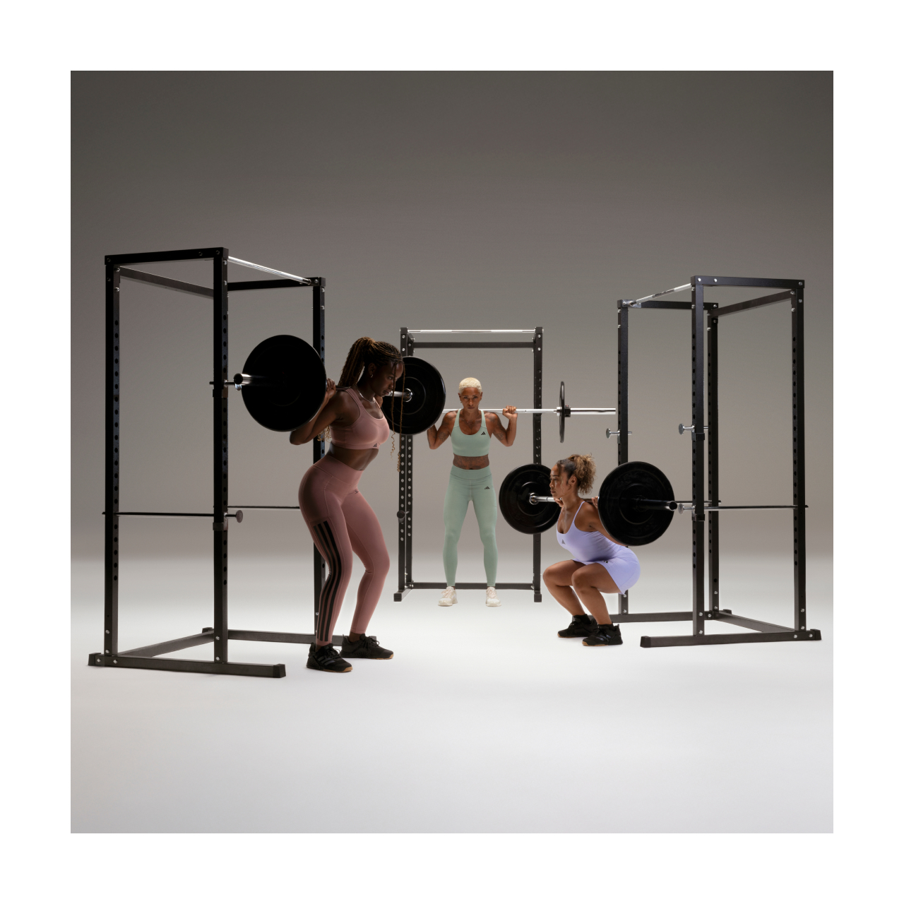 adidas Optime 3-Stripes Full-Length Leggings - Pink | Free