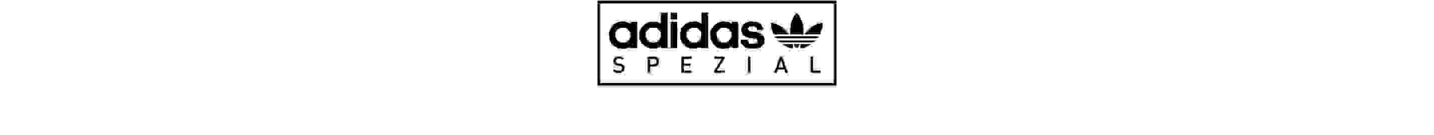The adidas Spezial logo in black and white.