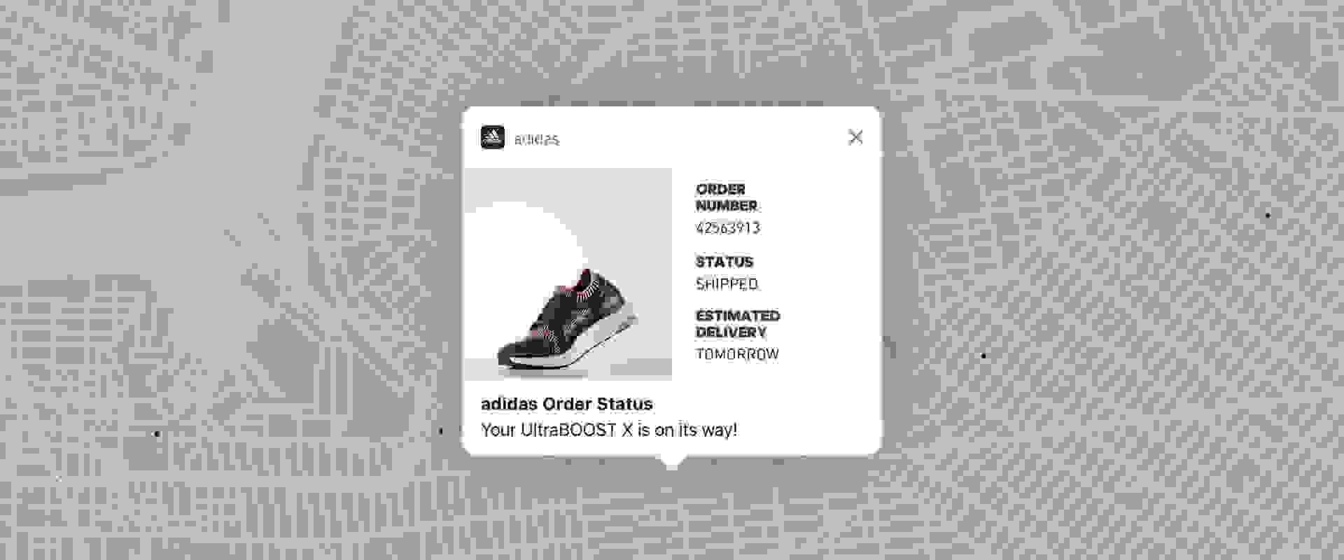 adidas tracking shipping