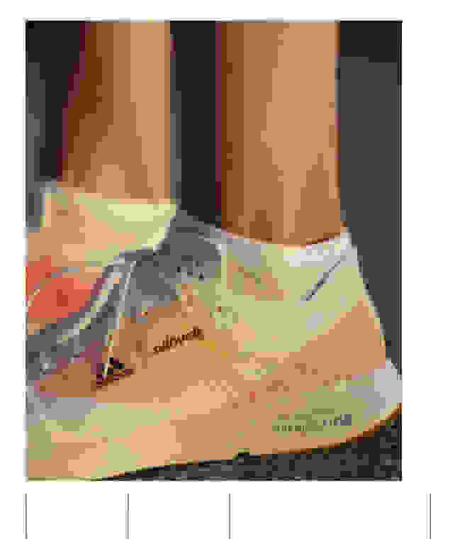A close up of the adidas Allbirds shoe
