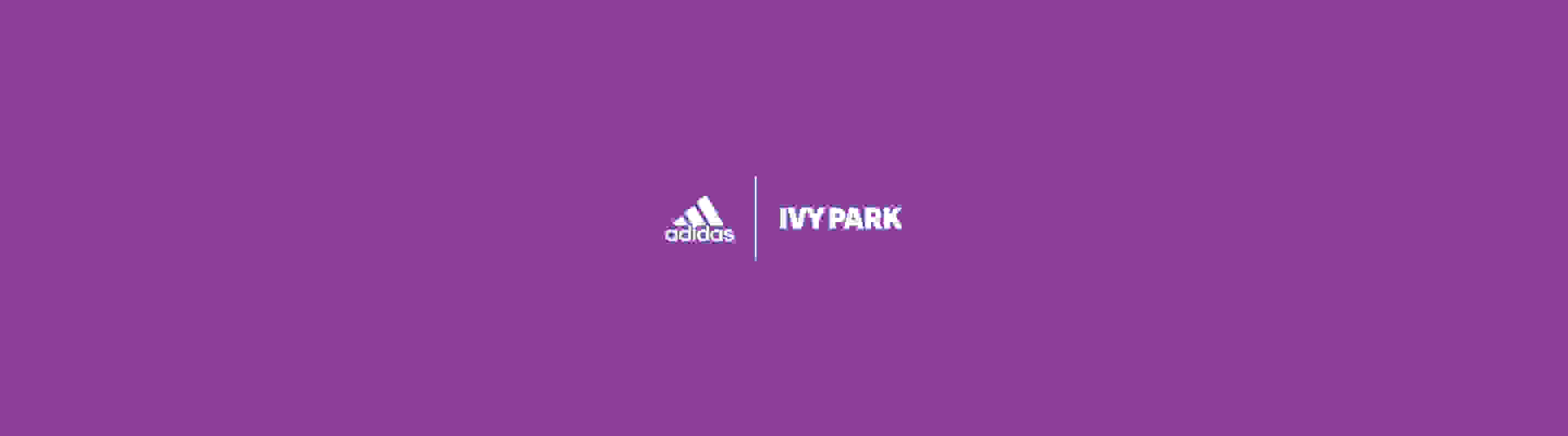 The adidas and IVY PARK logos are dispalyed against a purple background along with the words PARK TRAIL and numbers 2.9.2023.