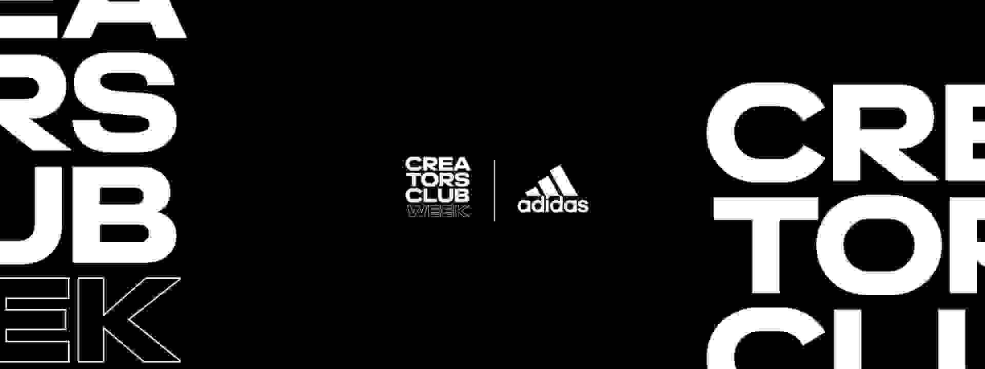 Creatos Club Week Logo on black background.