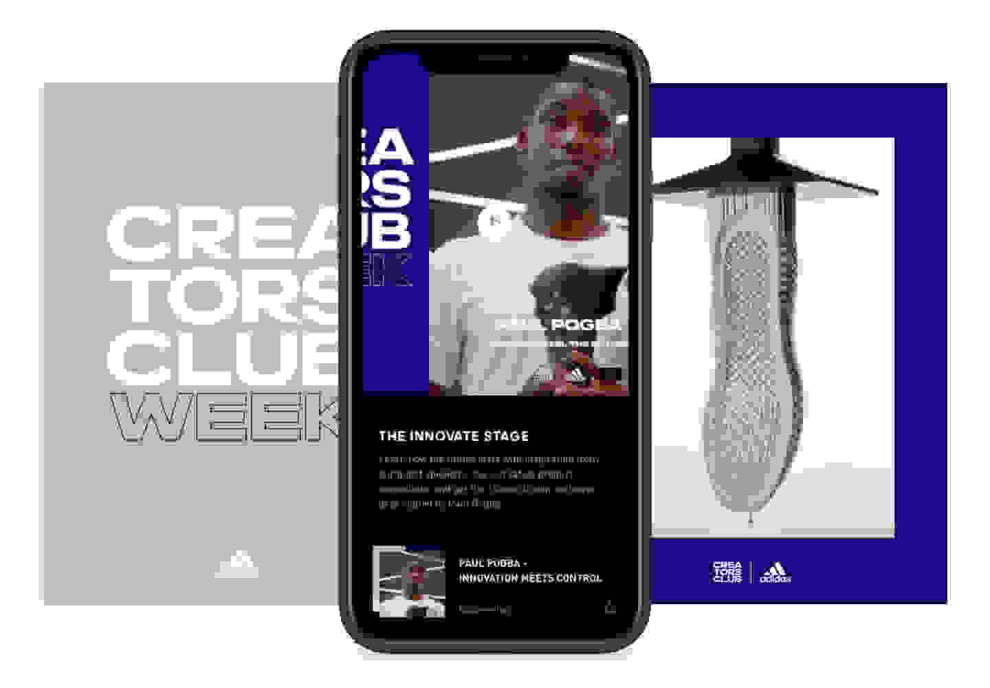 Paul Pogba holding the Predator Mutator in his hands. Creation Process of the Adidas 4D Outsole