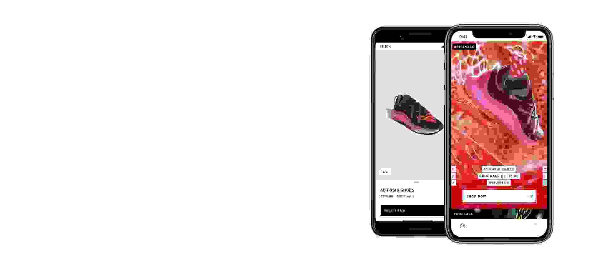 Adidas app sales drop