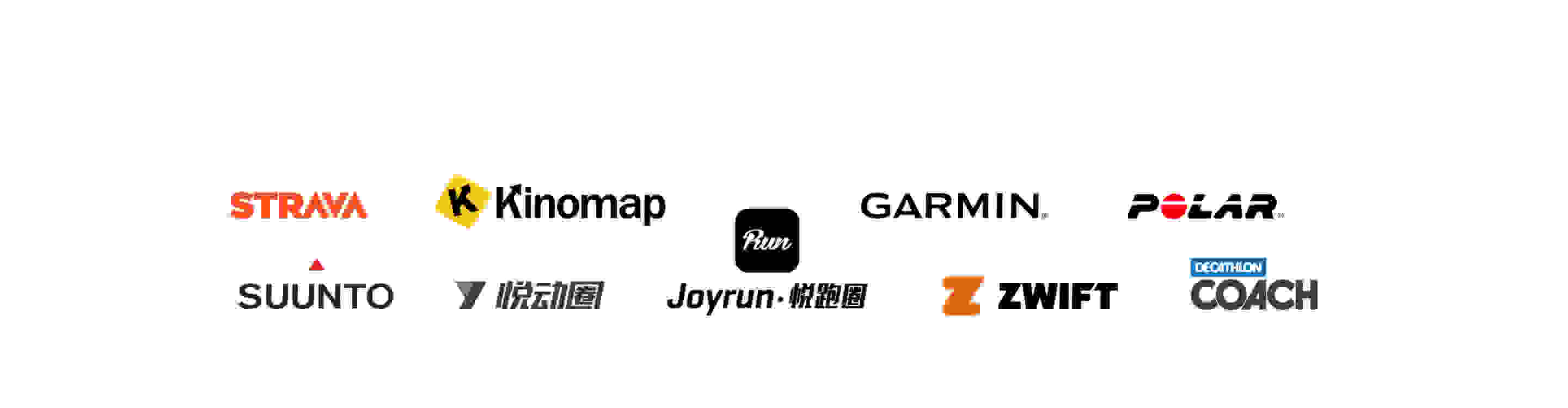 Logo's of all of our tracking partners