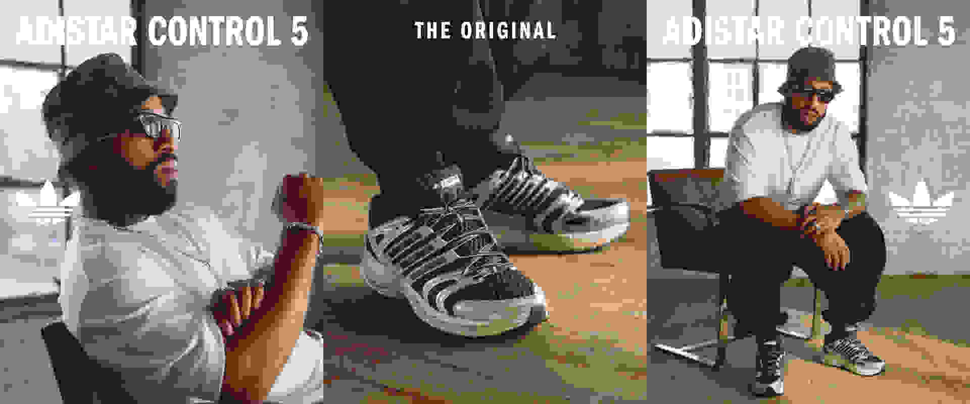 The image features a man with a beard wearing a white shirt and sitting on a chair, with the text "ADSTAR CONTROL 5" and "THE ORIGINAL" visible in the background.