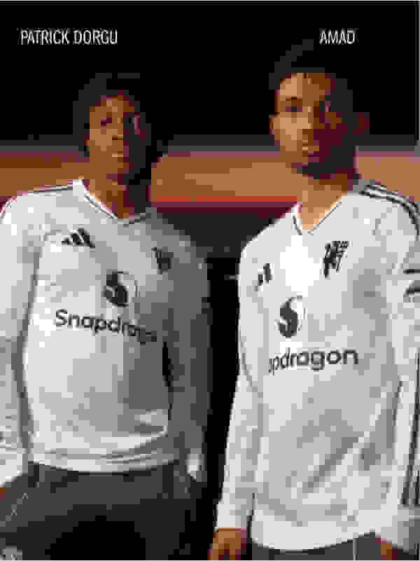 Two young men wearing white jerseys with the "Snapdragon" logo stand in a sports stadium setting.
