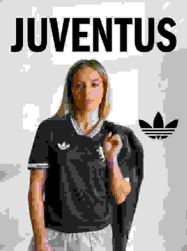 Visual featuring a player wearing the new Juventus 25/26 Third Kit