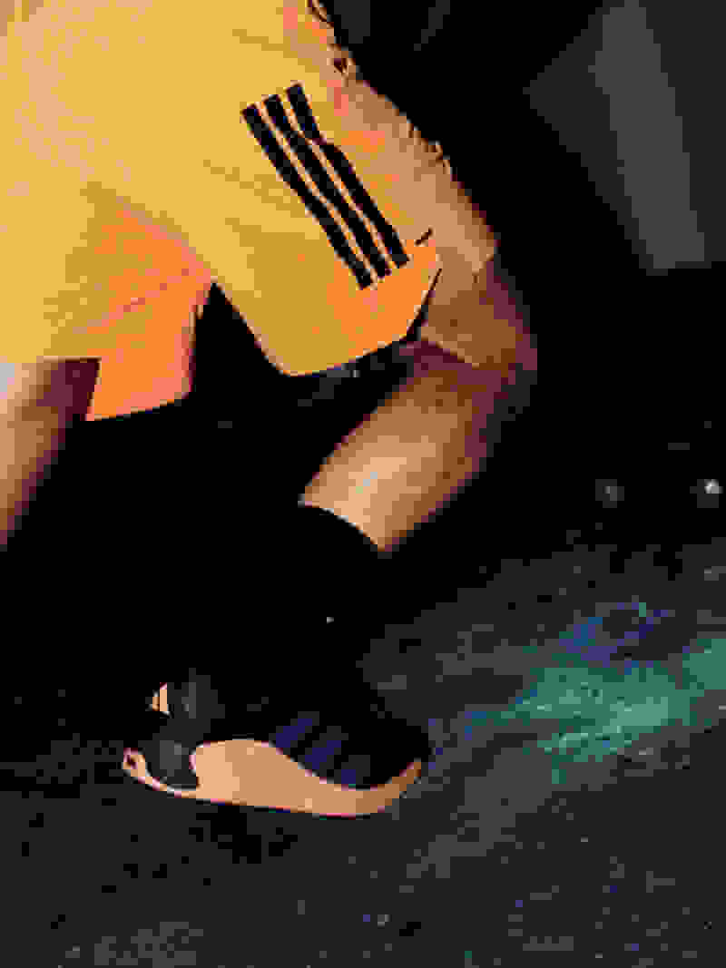 An image of a male athlete running and wearing the new Dropset 4 strenght training shoes.