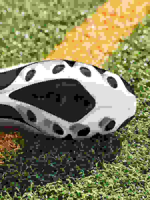 An outsole of an adidas football boot made to be played on multiple surfaces