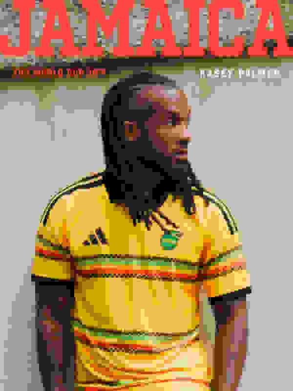 新しいジャマイカ代表ホームユニフォームをフィーチャーしたビジュアル作品