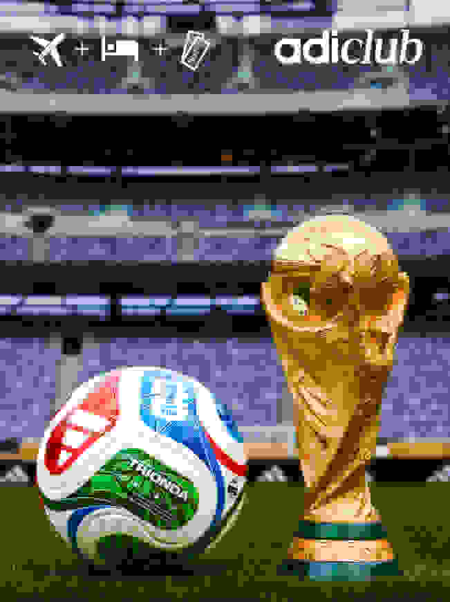 FIFA 월드컵 트로피와 TRIONDA 매치볼의 모습을 담은 비주얼