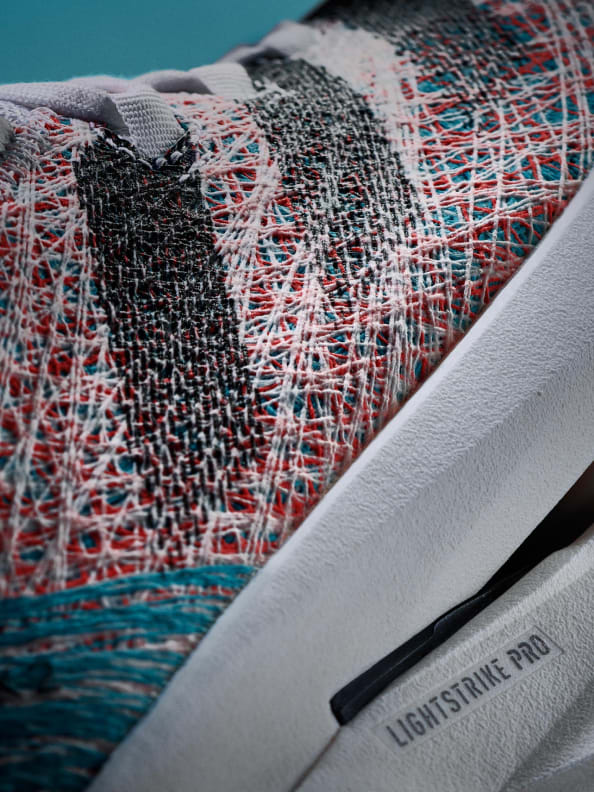 Closeup Image of the adidas Prime X 2 Strung Light Strike Pro