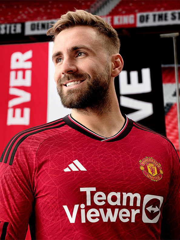 Visual of the Manchester United 23/24 Home kit