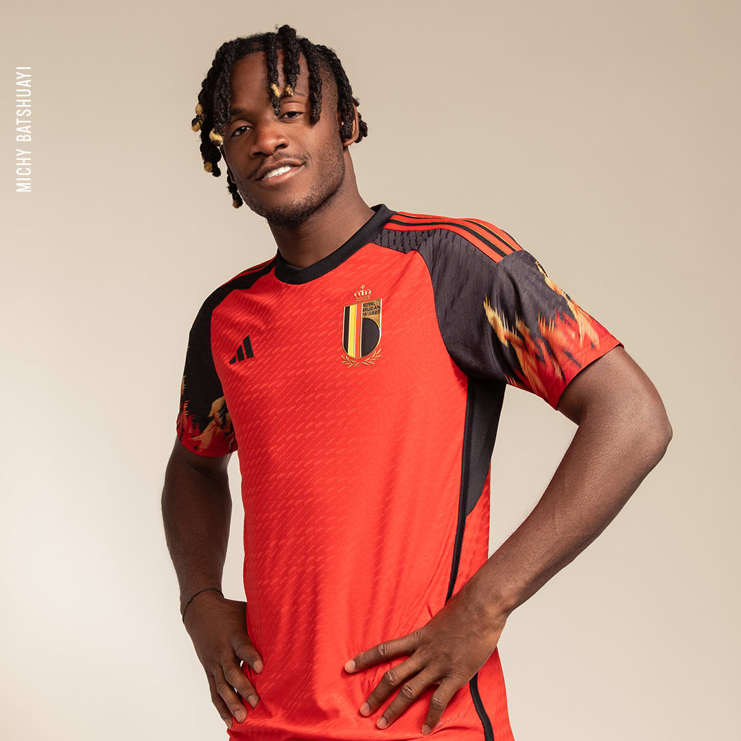 Männer Fußball Belgien 22 Heimtrikot Authentic Rot