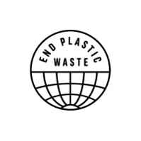 End plastic waste logo.