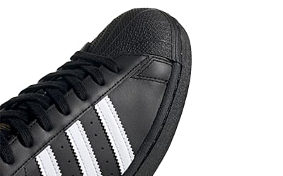 adidas, Shoes, Adidas Superstar Black And White Shell Toe Sneakers M 7 W  85