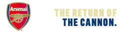 Arsenal Logo Ribbon, the return of the cannon