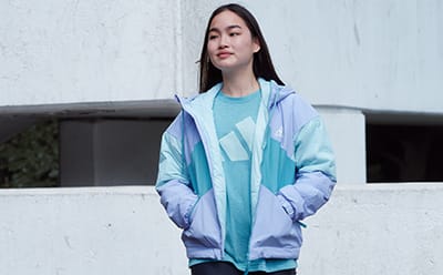 Adidas clearance cropped windbreaker