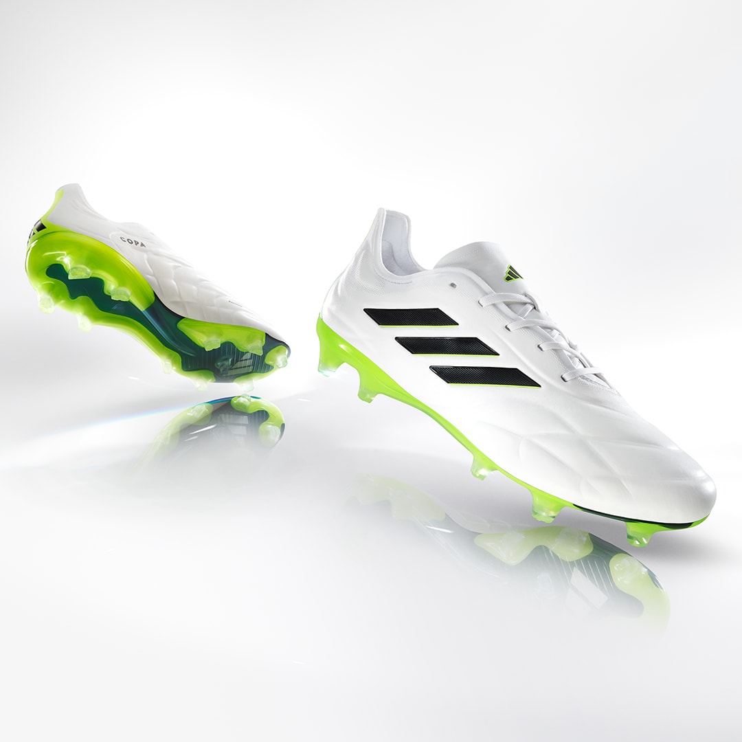 Football White Copa Pure II.1 Firm Ground Boots