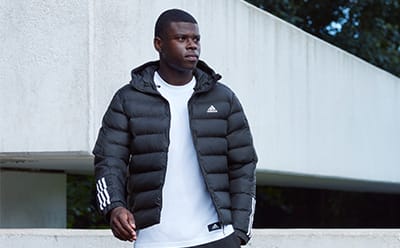 black adidas jacket outfit