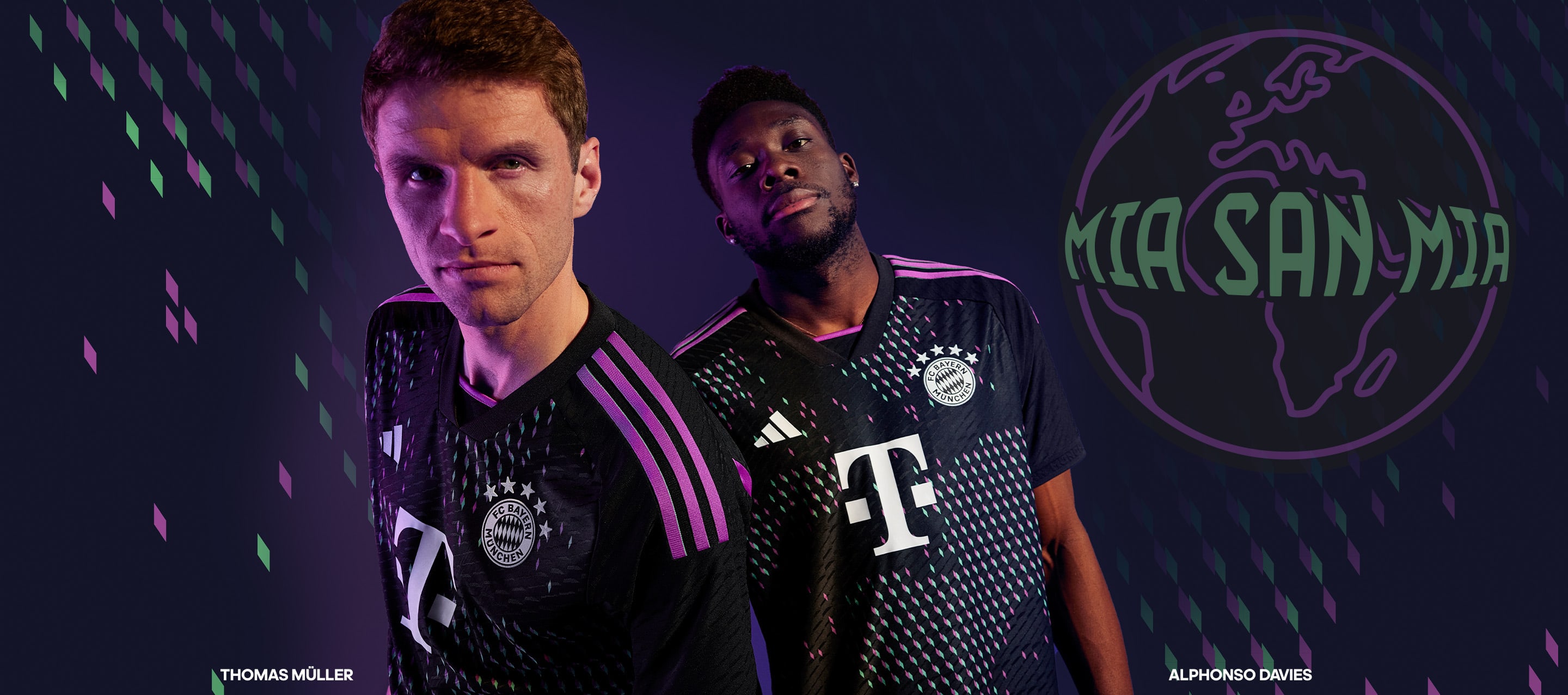 Adidas Bayern Munich 23/24 Away Shirt - Black / Medium