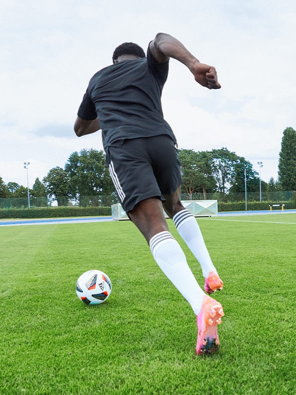 Action image featuring the X Boots.