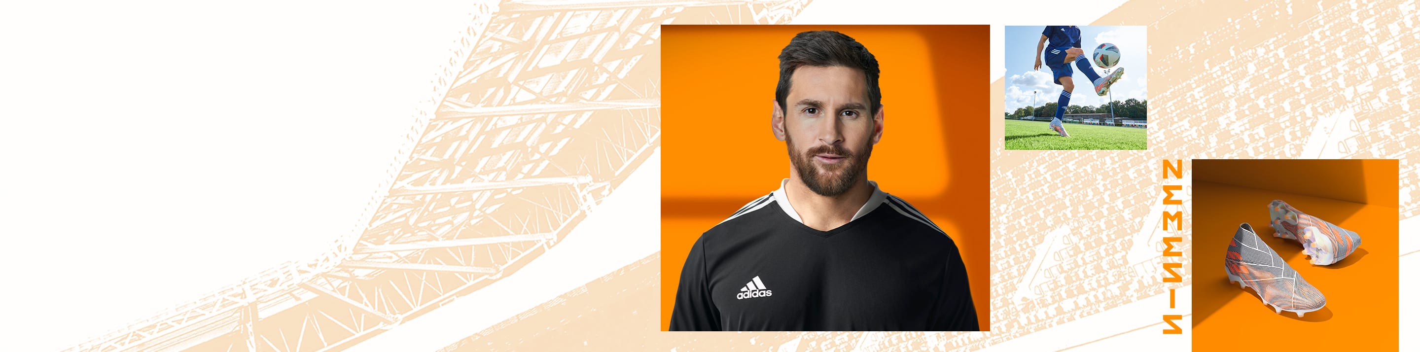 Image featuring the Nemeziz boots and male player.