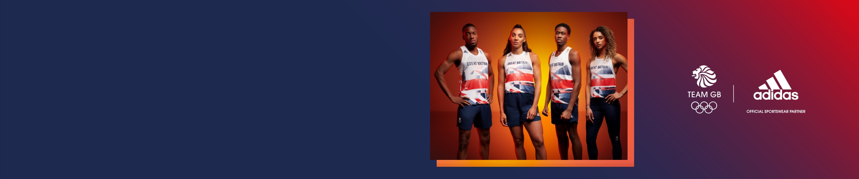 Close-up image of adidas Team GB kit zip jumper.