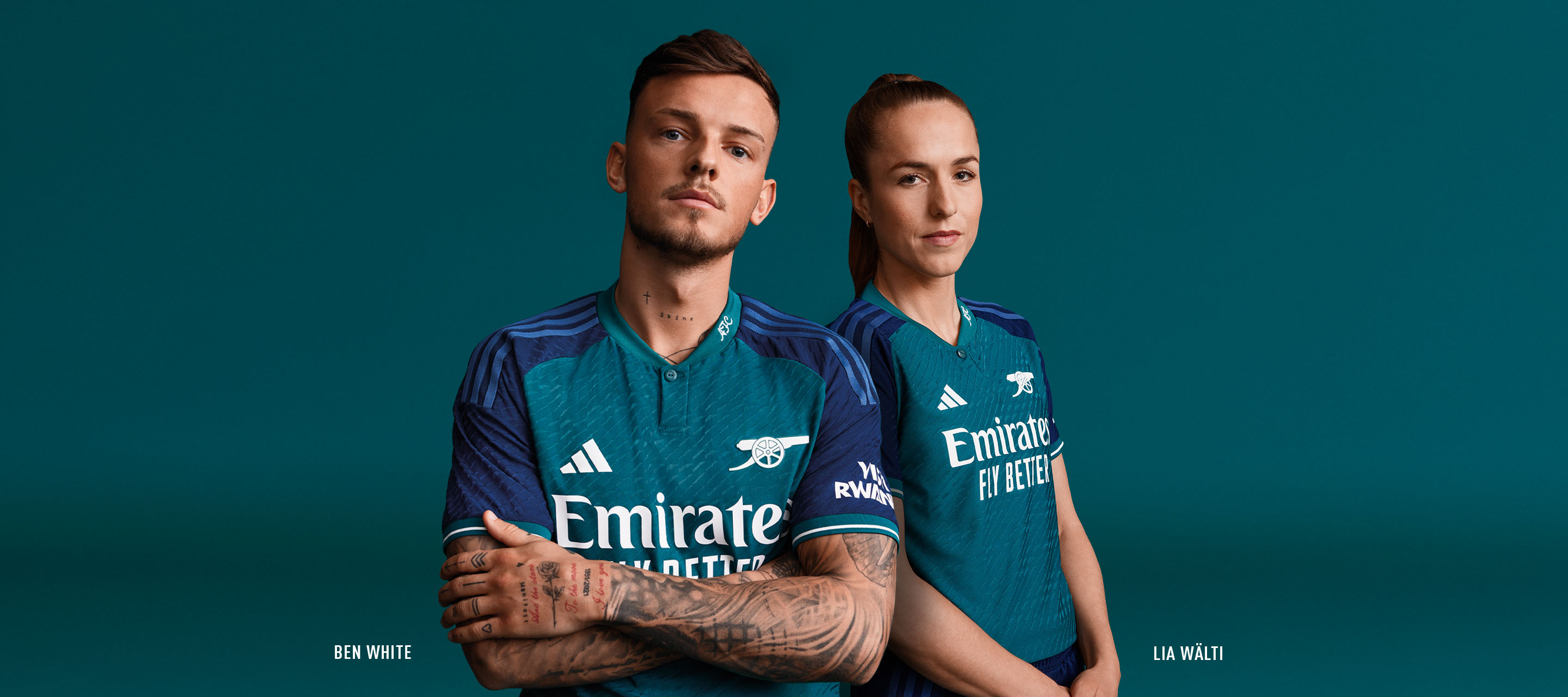 adidas Arsenal 23/24 3rd Jersey - Teal