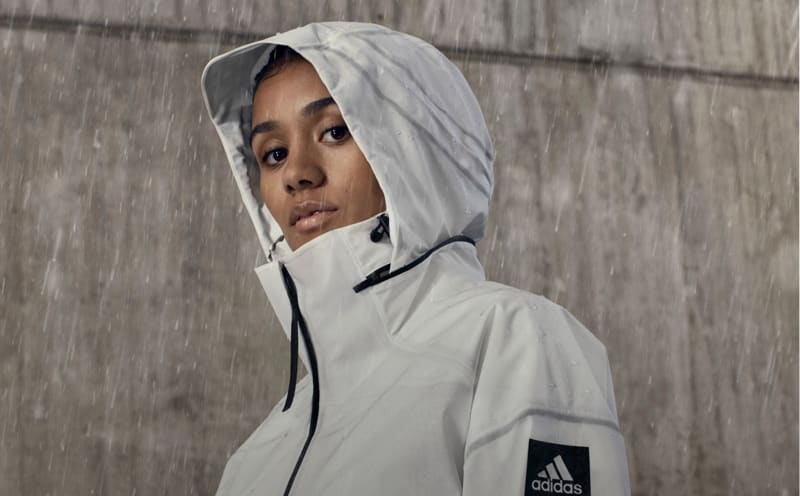 long adidas jacket womens