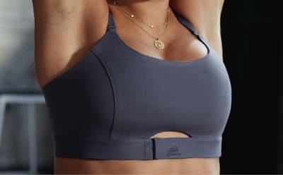 Core 10 Women's All Day Comfort Strappy Longline Yoga Sports Bra with Removable Cups 