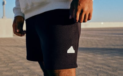 Young man wearing shorts.