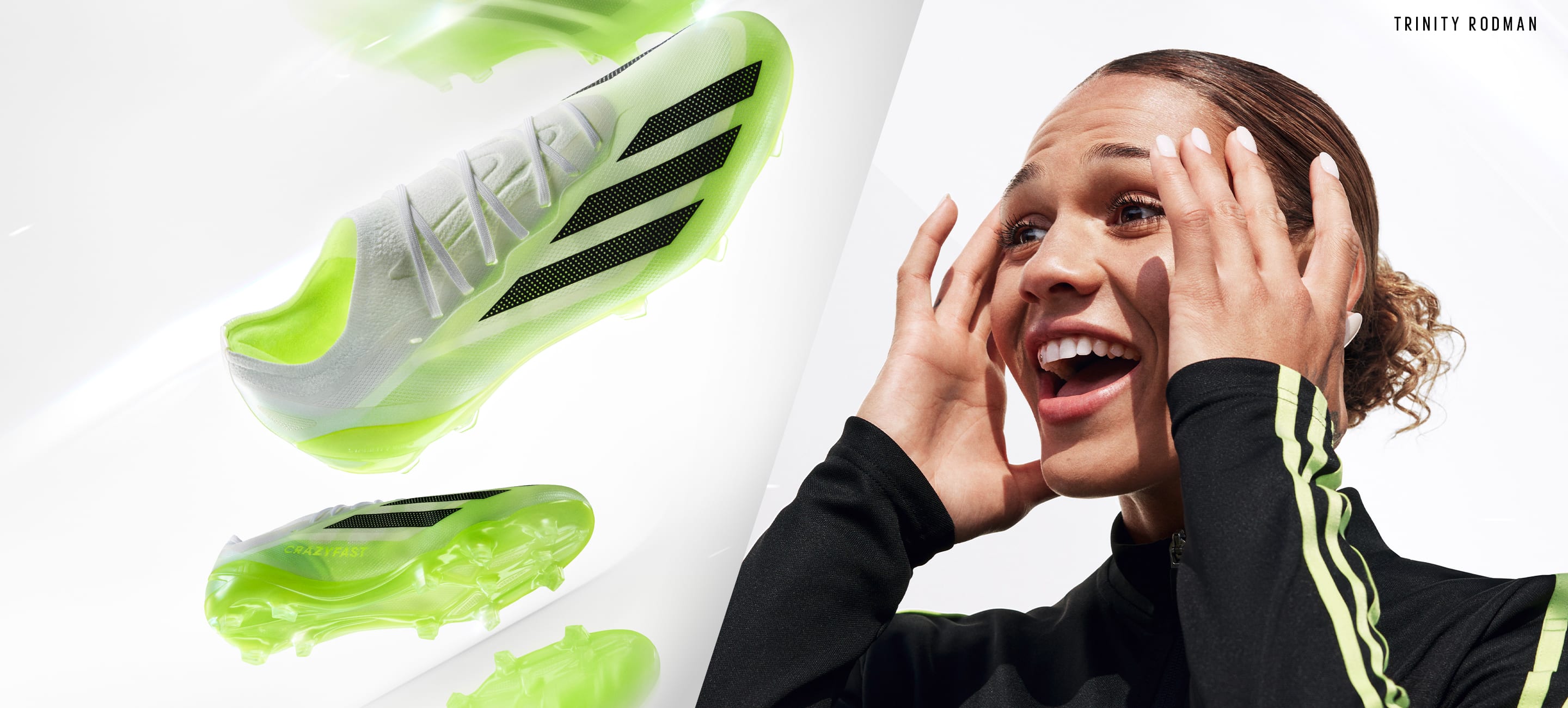 Adidas X Crazy Fast .4 Astro Junior Football Boots: White/Green