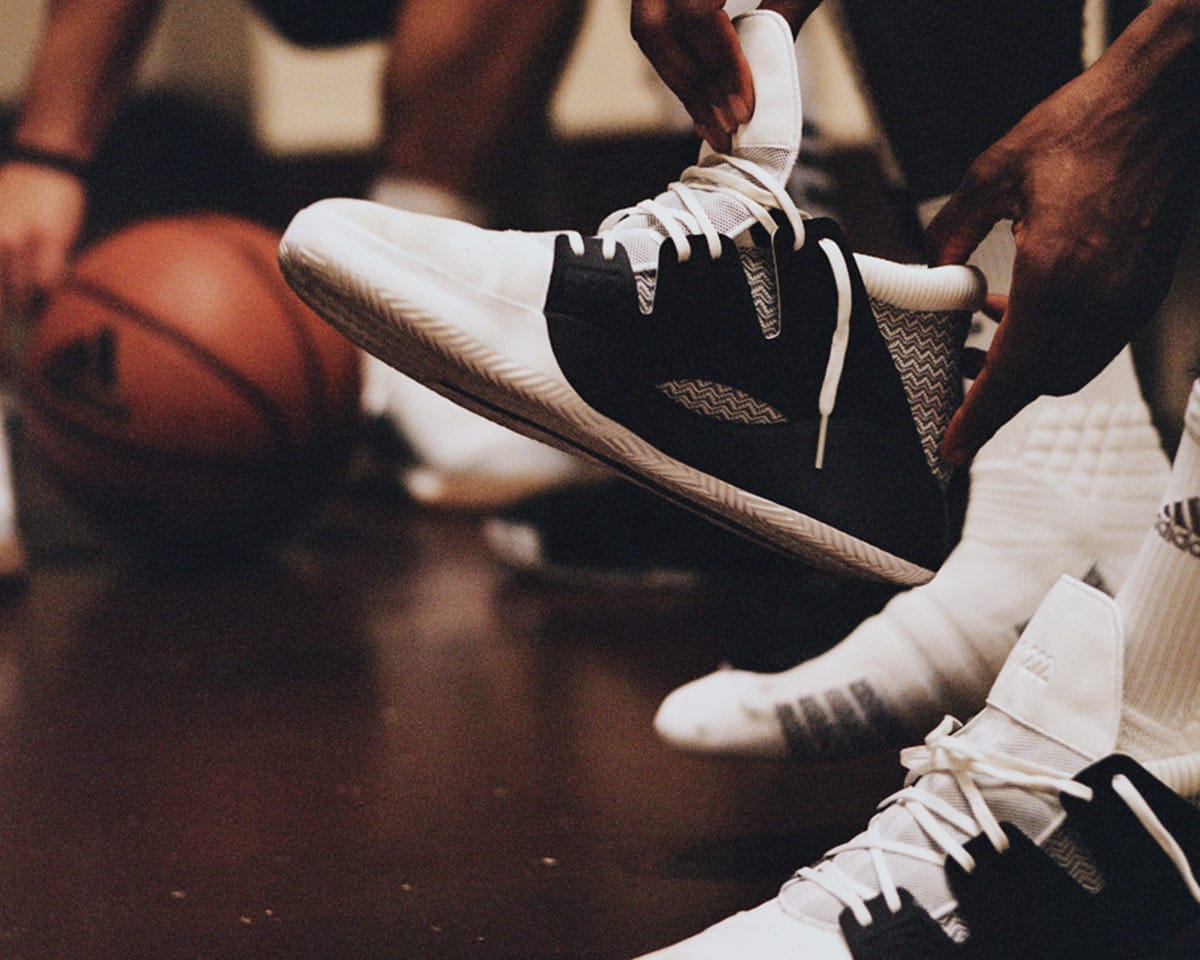 basketball player adidas shoes