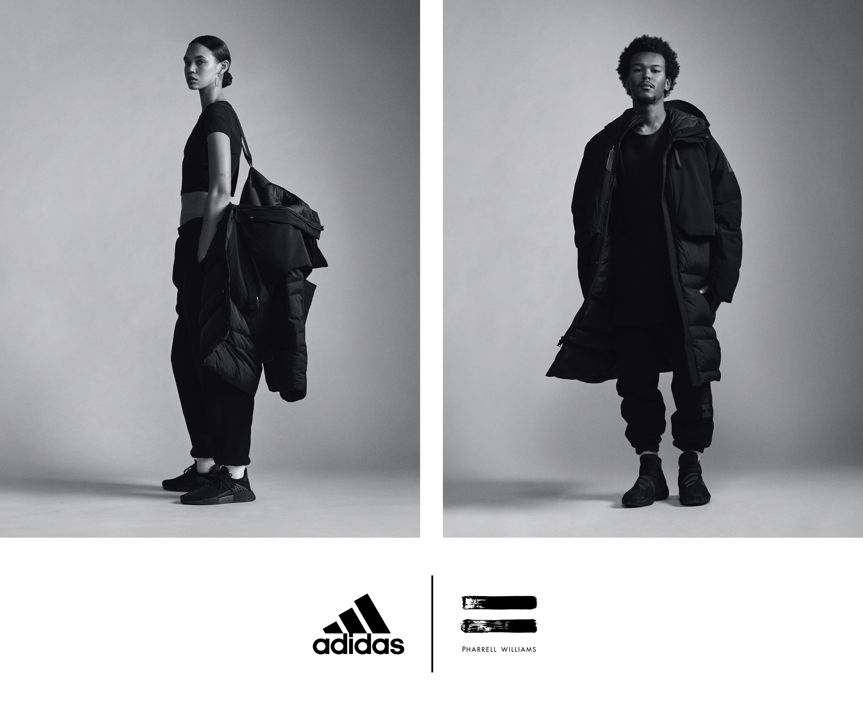 adidas pharrell williams all black