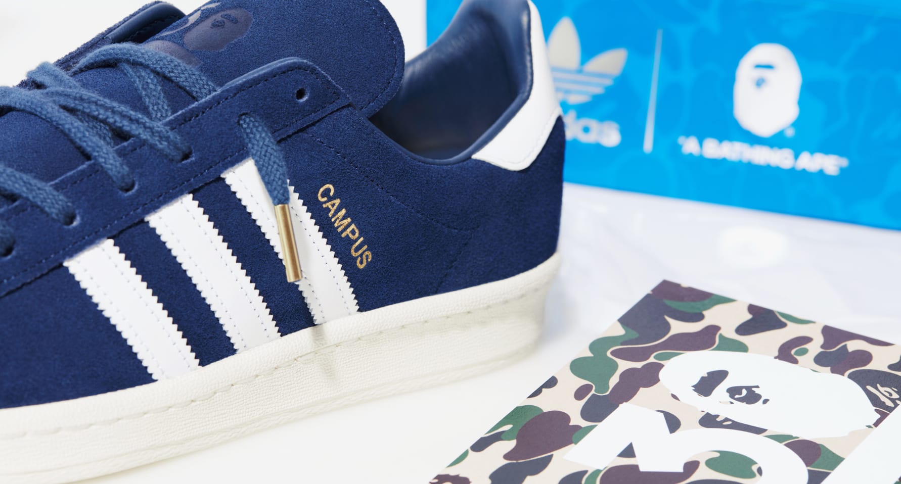 adidas Campus 80s BAPE x adidas Shoes - Blue | adidas Turkey