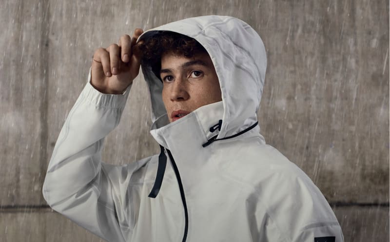 Adidas mens rain on sale jacket with hood