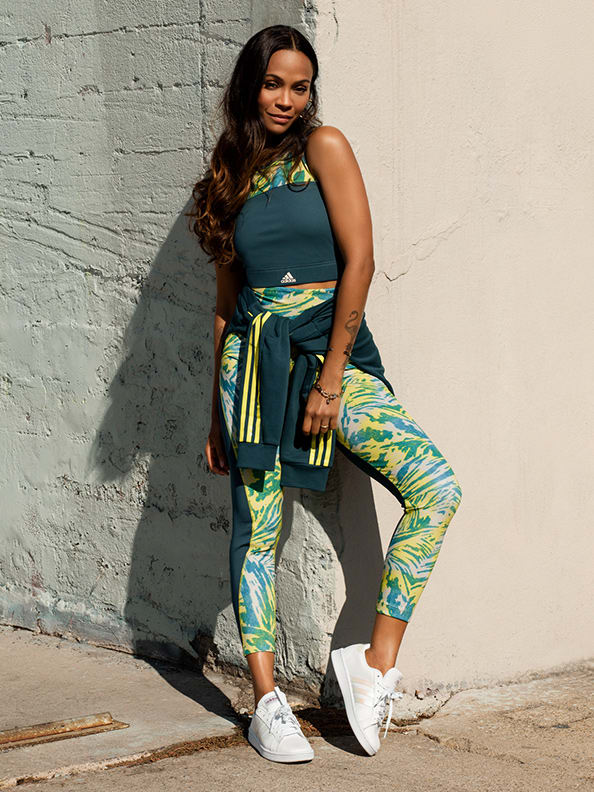 adidas zoe saldana leggings