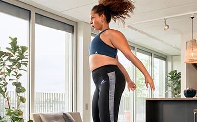 Ladies Sport Leggings Yoga Gym Fitness Push Up Letter Shaped Stylish Pants BS 