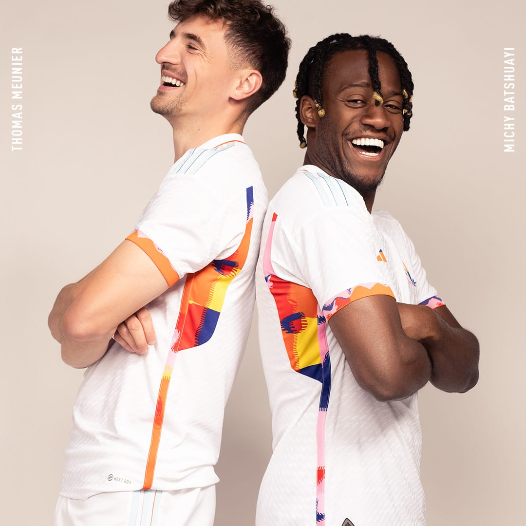 Camiseta segunda equipación Bélgica 22 Authentic Blanco Hombre Fútbol